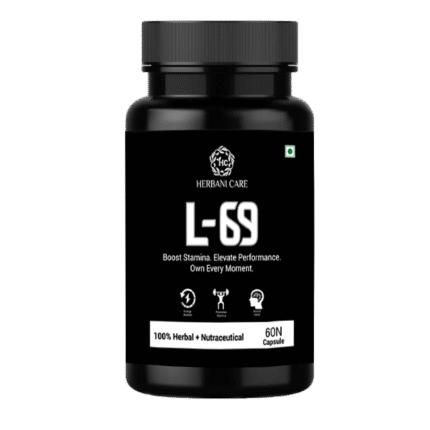 Herbani Care L-69 Capsule | Boost Energy, Stamina, Natural Drive & Performance  L-Arginine (60 Capsules)